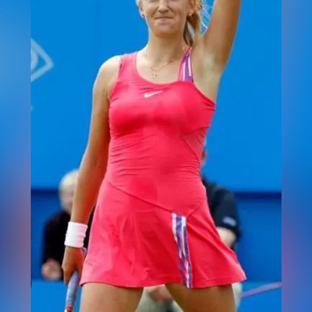 Nike Pink Victoria Azarenka Break Point Tennis Dress Size Large